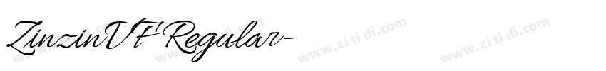 ZinzinVF Regular字体转换 ZinzinVF Regular字体转换